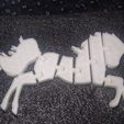IMG_20190718_004531.jpg Free STL file Flexi Unicorn keychain・Template to download and 3D print