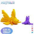 GoldfishEA2.jpg Archivo STL Flexy Goldfish Articulado Impresión en el sitio Sin soporte・Modelo para descargar y imprimir en 3D