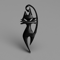 cat v5.png Archivo STL gratuito pendiente de gato・Design para impresora 3D para descargar