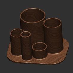 1.jpg STL file pencil cup・Model to download and 3D print