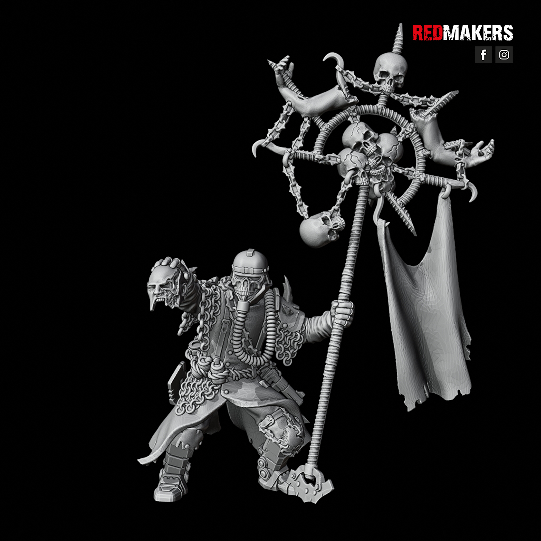 UGS 3D file Renegade Death Division - Command Squad - Heretics・3D printer design to download, RedMakers