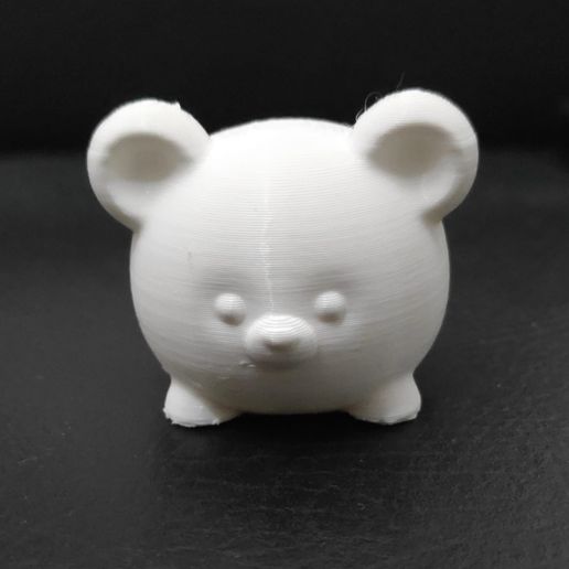Cod2056-LittleRoundBear-1.jpg Archivo 3D Pequeño oso redondo・Plan para descargar y imprimir en 3D, Usagipan3DStudios