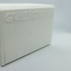 Gameboy-Color-case-1.jpg STL file Gameboy Color Game Storage・3D printing design to download