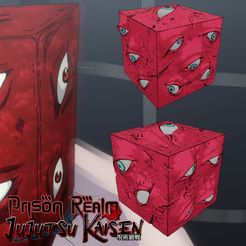 pre.jpg Prison Realm  Gojo Satoru Dice with Dicebox - Jujutsu Kaisen