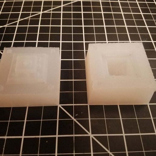 Resin Mold Form for Keycaps / Small Objects 3D model