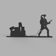 eddie_guitare.png Archivo STL Decoración mural Eddie y su guitarra Stranger Things・Diseño imprimible en 3D para descargar