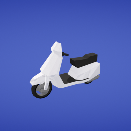 Scooter 3D model preview