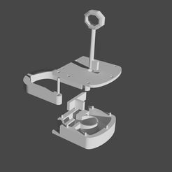 1.jpg Archivo STL Candado con llave・Diseño para descargar y imprimir en 3D