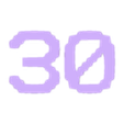 30.stl TERMINAL Font Numbers (01-30)