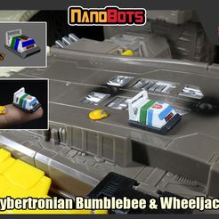 Cybertronian Bumblebee & Wheeljack Transformers Nanobots Cybertronian Bumblebee and Wheeljack