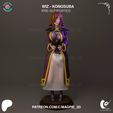 Wiz-14.png Wiz & Chomusuke (SFW Clothed) - 3D Printable Statue