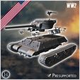 6.jpg M36B2 Jackson Tank Destroyer (combat damaged version) - USA US Army Western Front Normandy Africa Bulge WWII D-Day