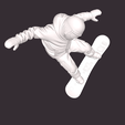 5.png snowboarder et base, Fichiers STL de haute qualité pour l'impression - Téléchargement instantané et prêt à l'emploi !