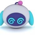 1.jpg "Cute Robot with Swirly Eyes 3D Model"