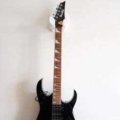 20180609_190107.jpg STL file Wall bracket for guitar・3D print object to download