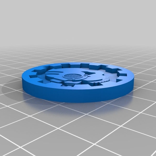 40k Tokens - Imperial Forces - 40mm x 4mm 3D model