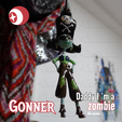 Frame-20.png 🏴‍☠️Gonner By Daddy, I'm a Zombie - CHARACTER SCULPTURE 3D STL (KEYCHAIN) 🧟‍♂️