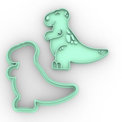 DINOSAUR - DINOSAUR - COOKIE CUTTER - CUTTER - BISCOTTI - BISCOTTI 3D model