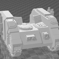 front.jpg Download free STL file Legion Siege Tank Hull • 3D printing design, codewalrus