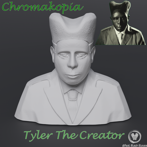 👤 Tyler the creator chromakopia statue・ 3D File for 3D printing