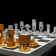 mn-4.png Minecraft Game Characters Chess Set - Different 6 Chess Pieces