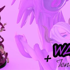 resize-waifutentakleks.jpeg Fichier 3D Waifu Tentacle Monster・Modèle à télécharger et à imprimer en 3D