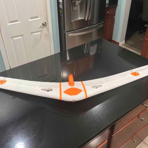 Eclipson EBW-160 detachable wing mods 3D model