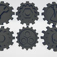 thumb 4.png Iron Hands Clan & Chapter Icons Space Marine Icon Moulded 'Hard Transfer'