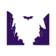 bat-signal-layer-0-Black.stl 2D Silhouette/Stencil Batman Gotham City
