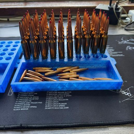 🧞‍♂️ 30 06 Reloading Tray・ STL File for 3D printing・Cults