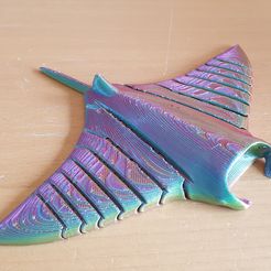Manta Ray Flexi (Multicolore .3mf inclus)
