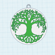 tree-of-life-model-5.png Tree of Life pendant, printable SacredTree decoration, spiritual wall art decor, tag, keychain, fridge magnet