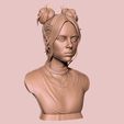 19.jpg Billie Eilish portrait sculpture 1 3D print model