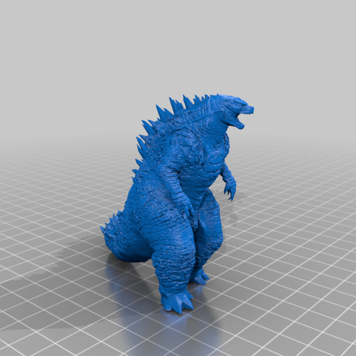 Godzilla without Pre-Made Supports 3D model