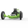 5.jpg Diecast Motore anteriore dragster vecchia scuola con V8 Scala 1:25