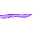 Knife.STL Easy to print knife