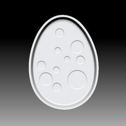 Eggs_2-VACUUM-PIECE.jpg STL file EASTER EGG 2 BATH BOMB MOLD・3D printer design to download