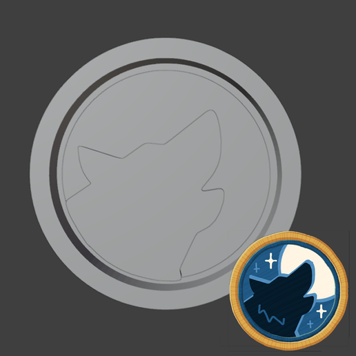 PEAK BADGE 41 LONE WOLF