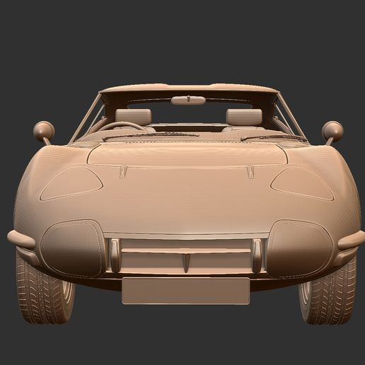 🚗 1967 Toyota 2000GT MF10 – High Detail 3D Printable Model・ 3D