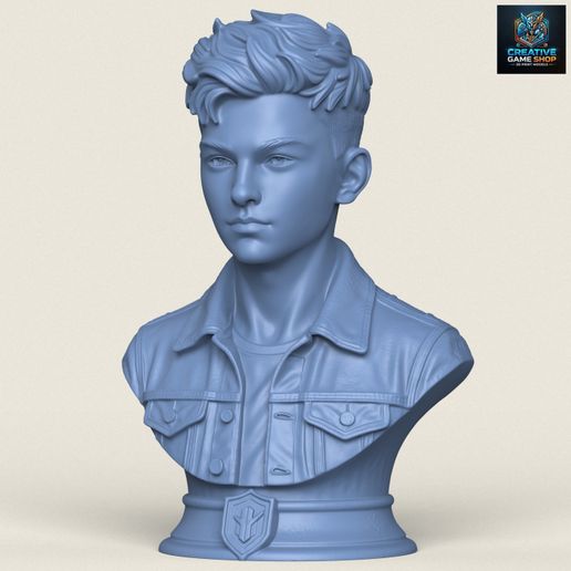 Young Boy Bust