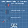 Supports.jpg Бесплатный STL файл Airbus A220-100 - 1:144 - Бесплатно・План 3D-печати для скачивания