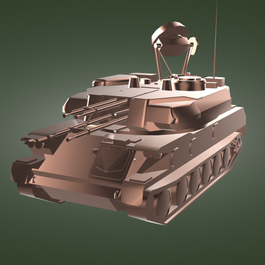 ZSU-23-4 Shilka SPAAG 3D model