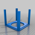 Bottom_Frame_Assembled.png Rotating Lithophane Lamp for 100 x 100 mm Lithophanes - Easy to mail