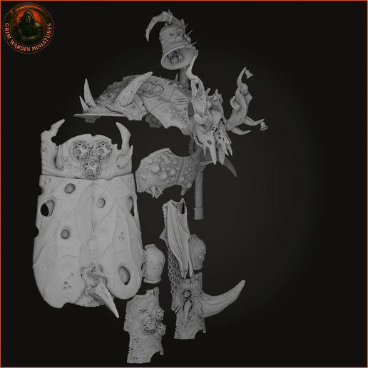 🤖 Bringers of Decay Mech Armor Bundle・ 3D File for 3D printing・Cults