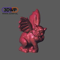 Gargoyle1.JPG STL file Gargoyle 3D Scan (Grotesque Sculpture)・3D printing idea to download