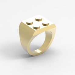 untitled.592.jpg STL file Lego Ring・3D printer model to download