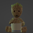 Blender-C__Users_mbaud_OneDrive_Desktop_Maximilian_Hobby-3D-Druck-2023_2.Animationen-Blender-Stl_Ba.png Disney Marvel Groot Flowerpot Snack Bucket movable poseable