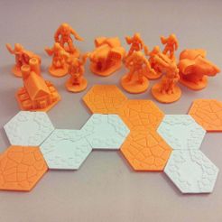 photo_3_4_.JPG Free STL file Pocket-Tactics (Third Edition): Cybernetic Liberation Front・3D print design to download