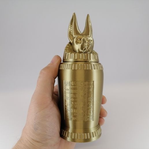 👻 CANOPIC JARS Bundle replica Mummy props・ STL File for 3D printing・Cults