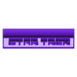 extrusion.stl Extruded Star Trek logo